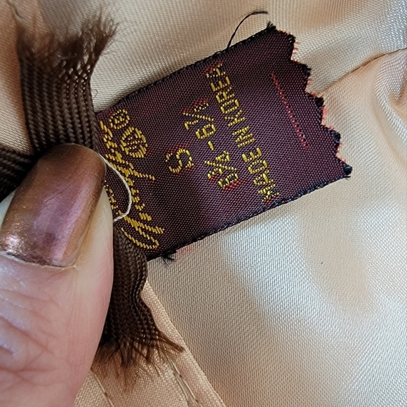 Vintage | Beacon Hill | S Brown Corduroy Fedora - Picture 11 of 12